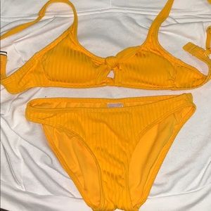 Size Small Yellow/Orange Bikini